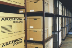Składnica akt - pierwsze piętro budynku głównego
